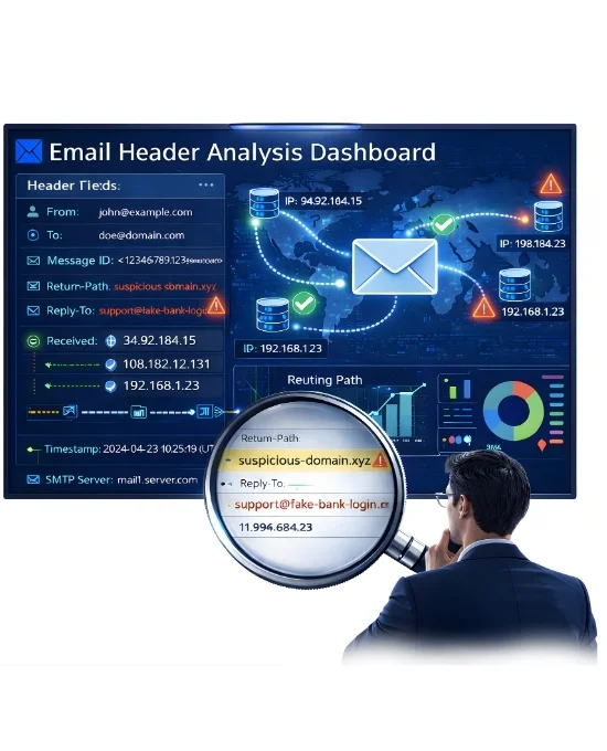 Email header analyzer
