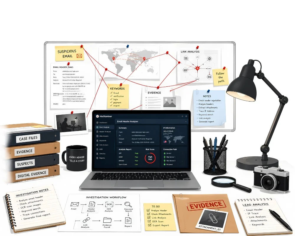 Email header analyzer