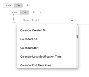 Calendar Select Field