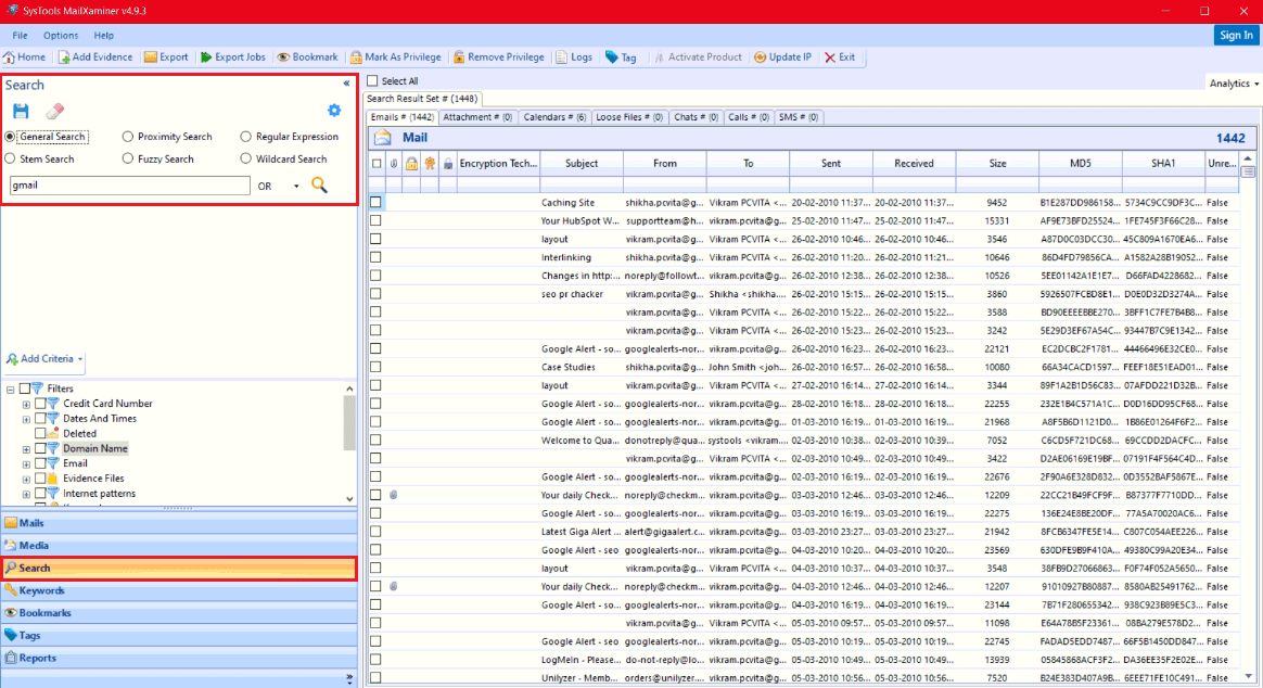 Search inside PST Files without Outlook