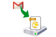 Convert Gmail Emails to Outlook PST file