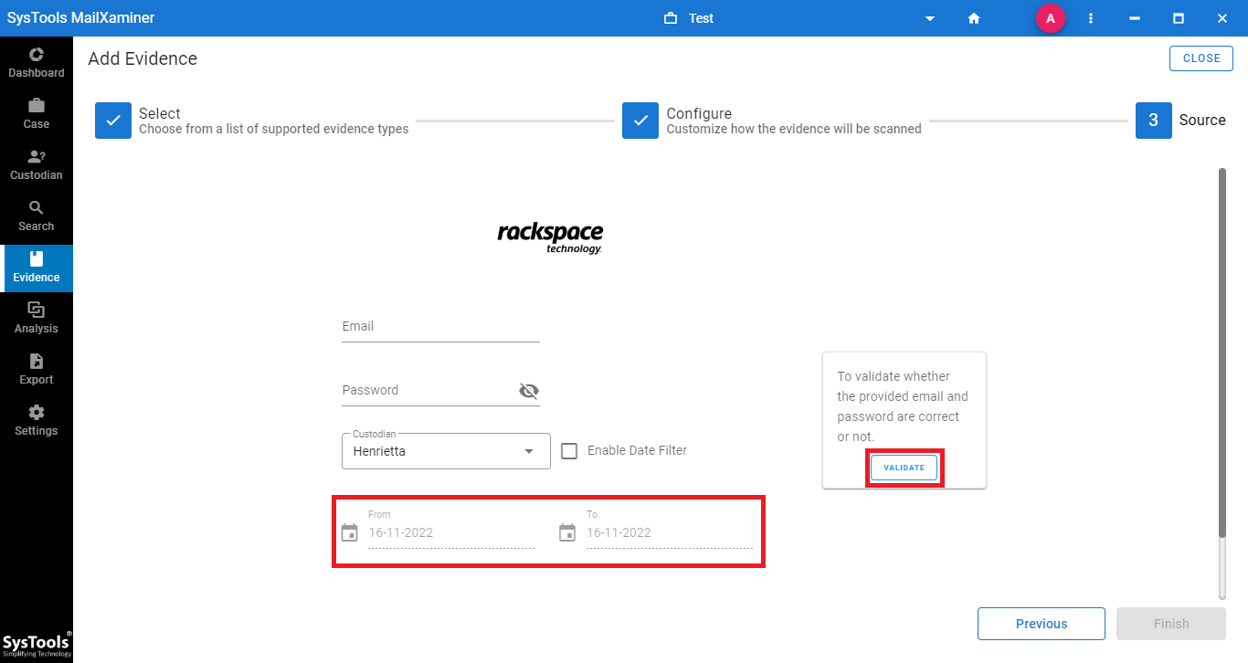 rackspace credentials