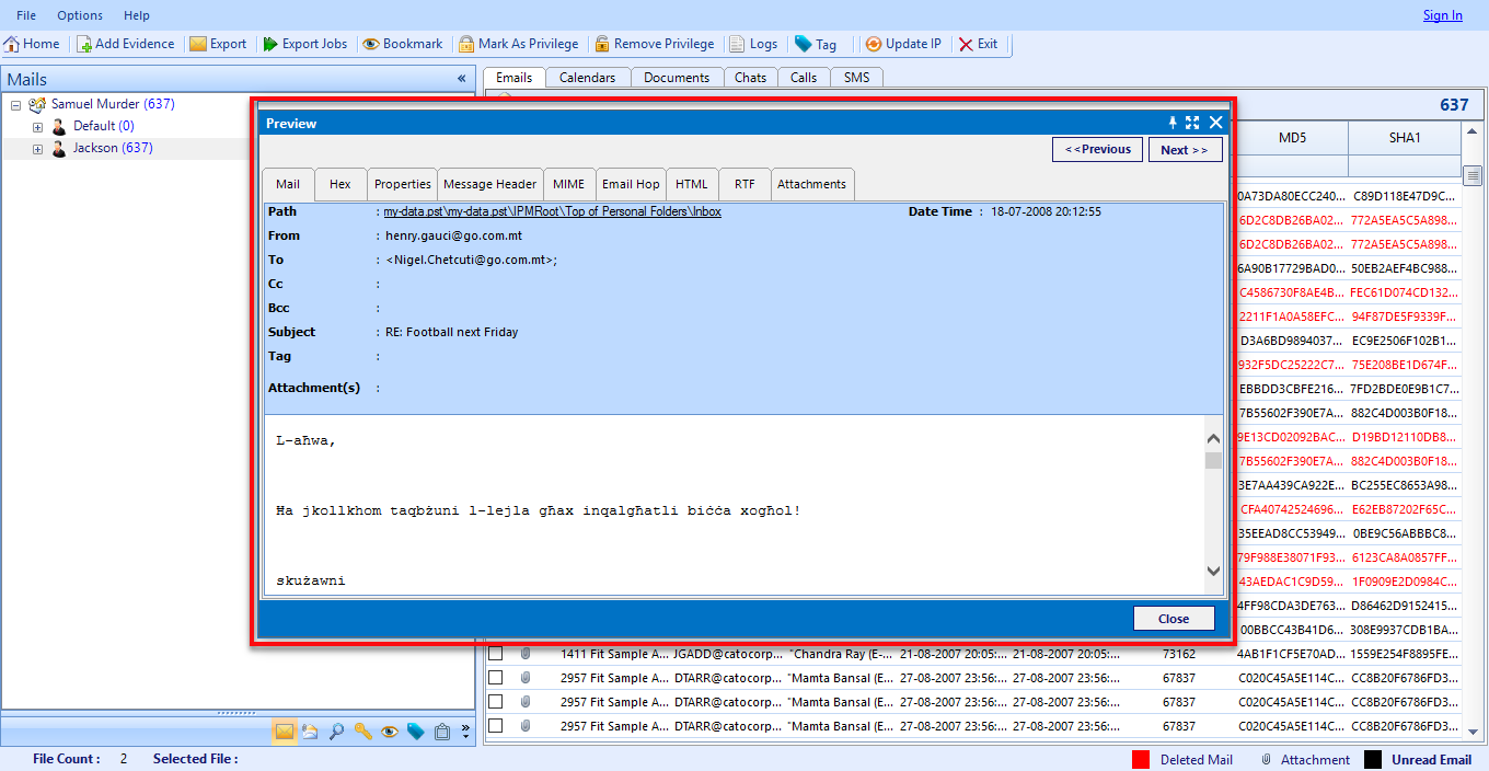 Efficiently Examine PST & Save Mailbox Data In EML Format