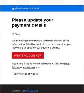 how to identify phishing email