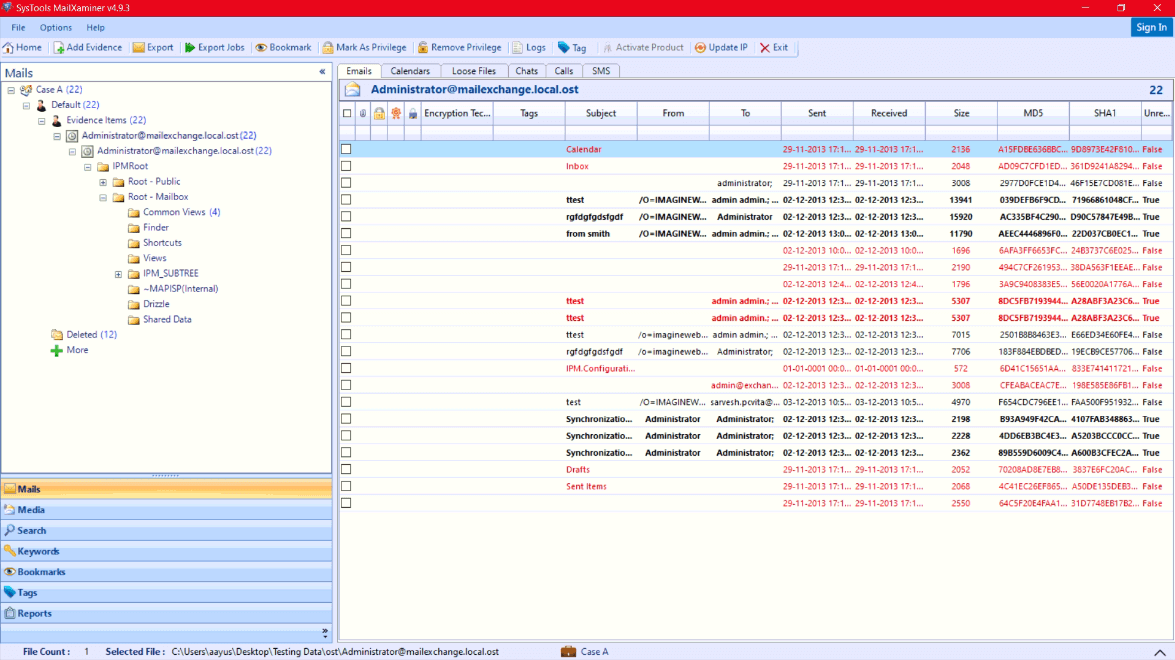 Email Recovery in Cyber Forensics