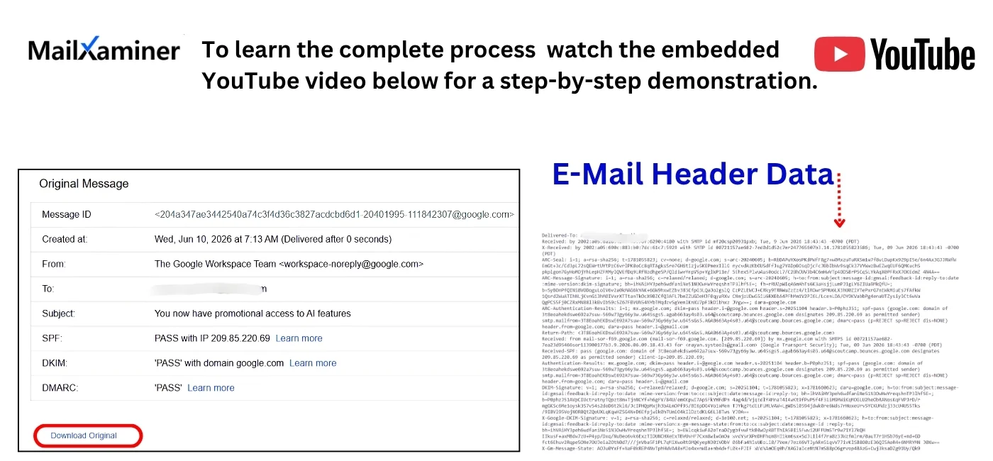 How to analyze email header