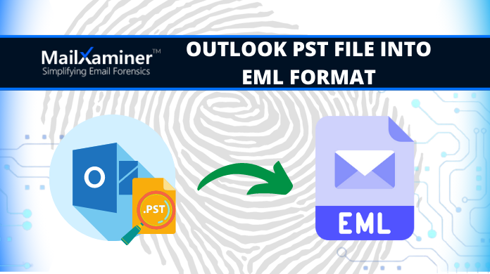 pst file into eml format