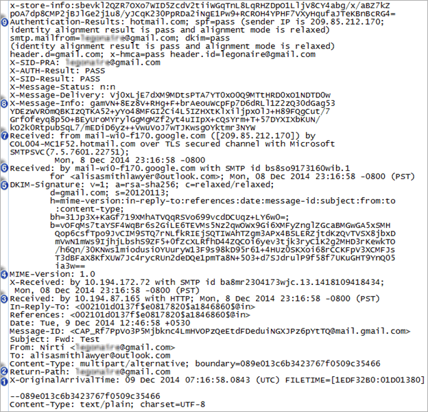 Analyze Hotmail Email Header – Step By Step Guide to Examine