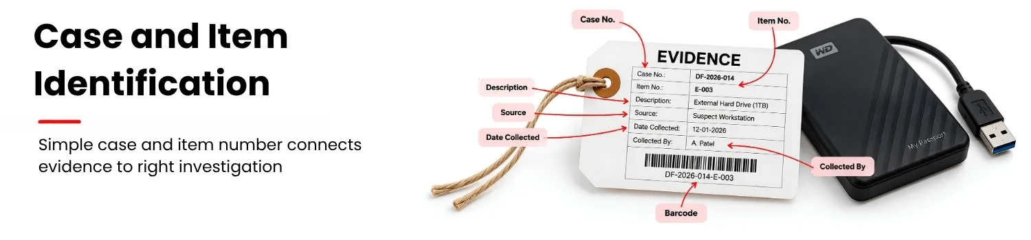 Proper Tagging and Labeling of Evidence