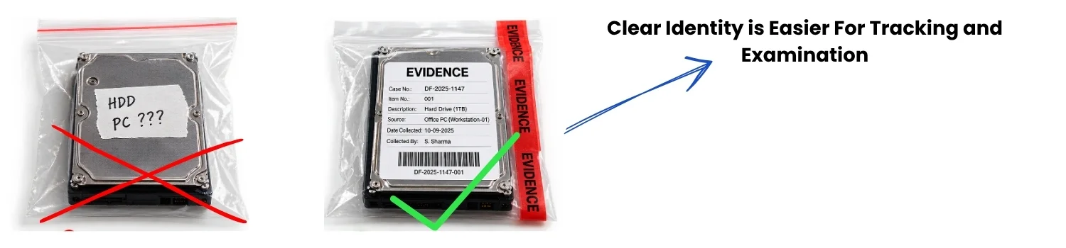 evidence tagging and labeling