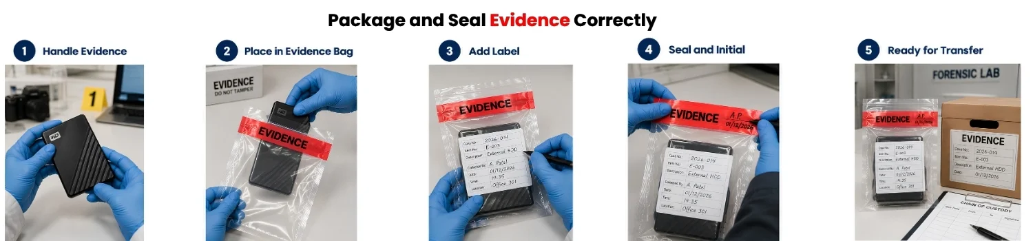evidence handling