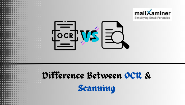 difference between ocr and scanning