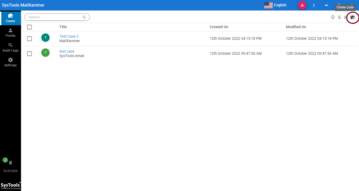 case screen to search keywords in outlook