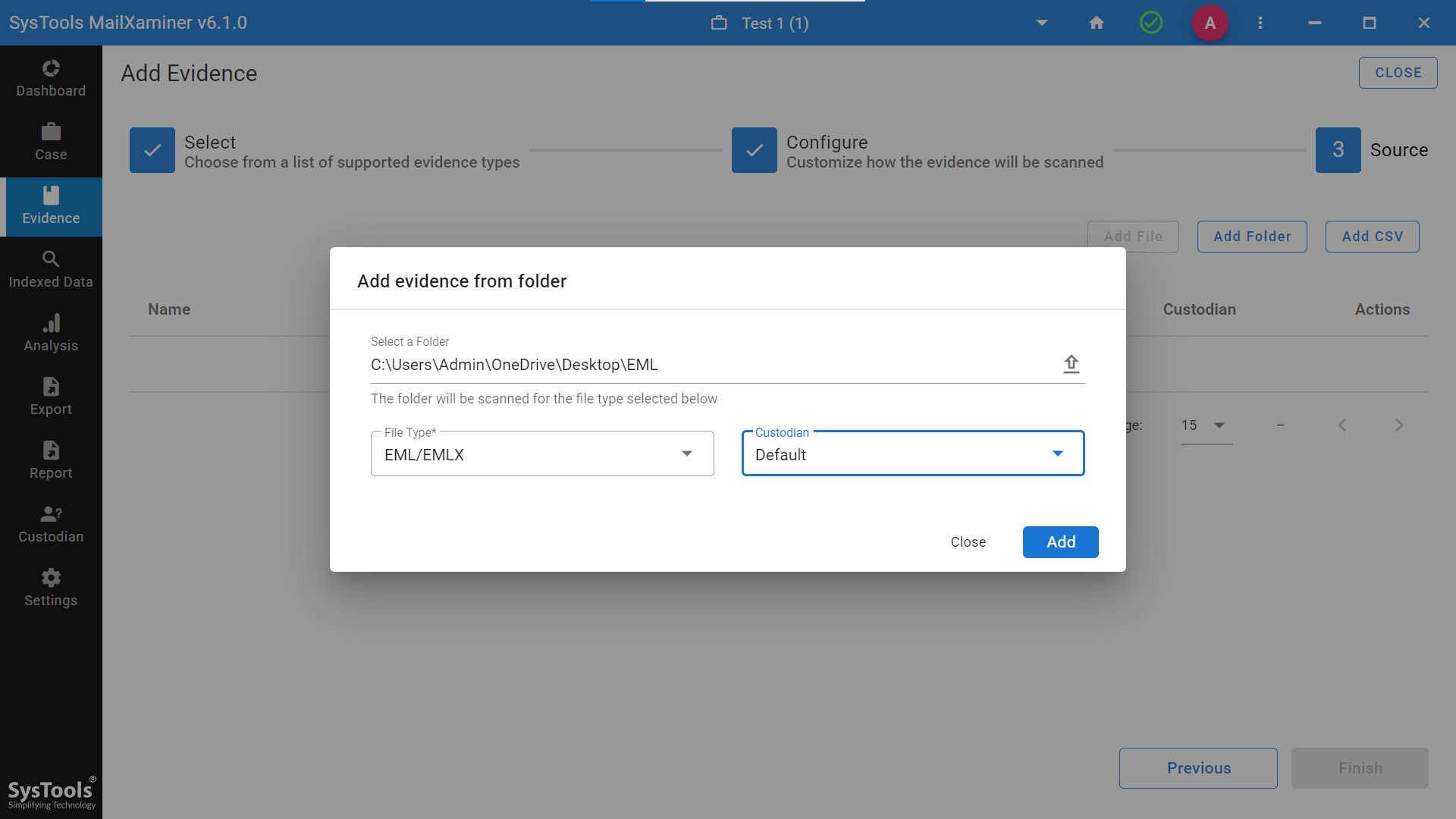 add folder path