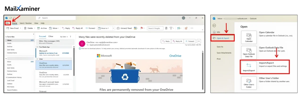 export Microsoft 365 mailbox to PST 