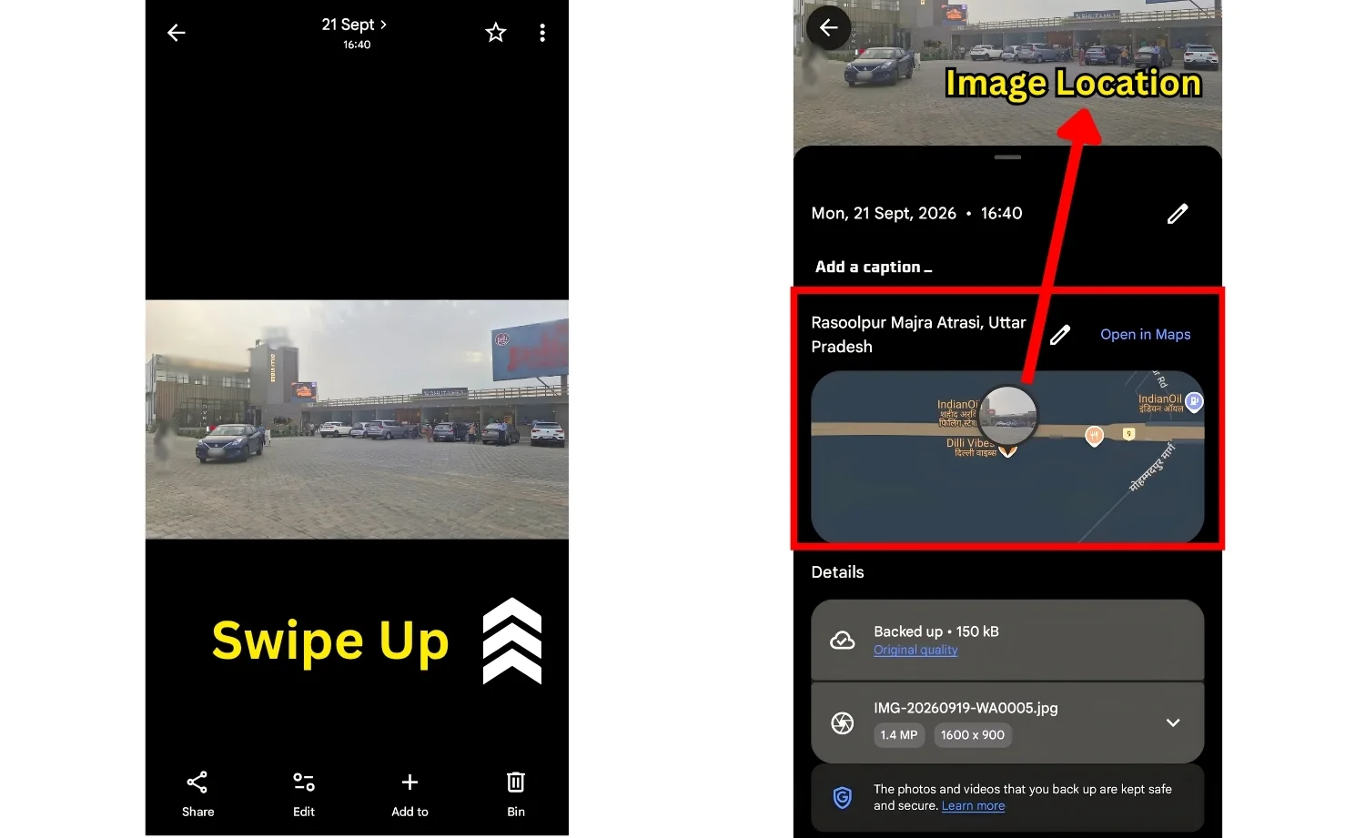 How to search for Location through Google Photos