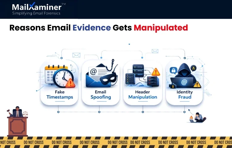 reasons email evidence gets manipulated