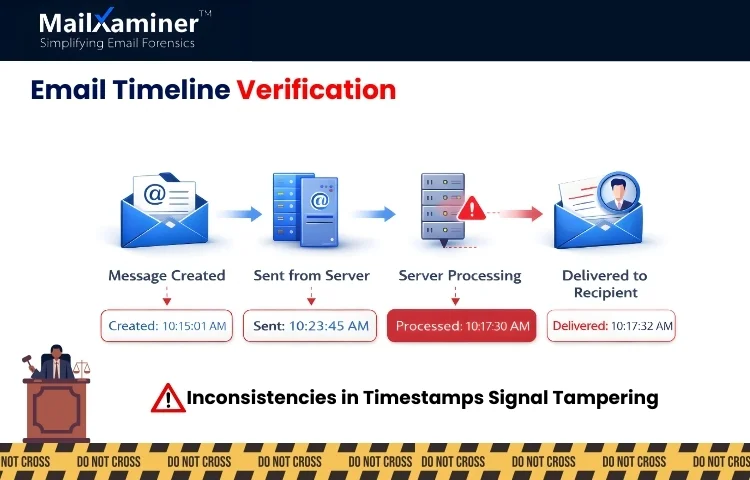 How to conduct email timeline verification