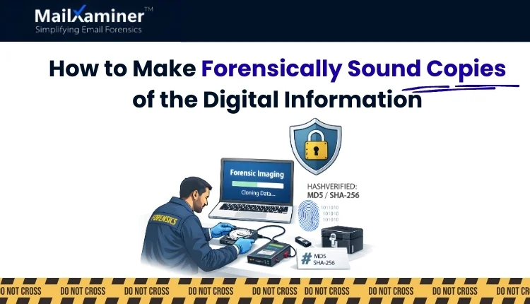 How to Make Forensically Sound Copies of the Digital Information