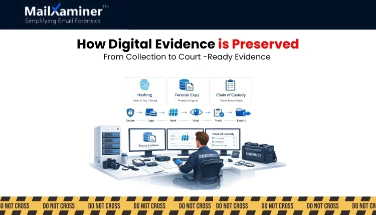 how is digital evidence preserved?