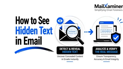 how to see hidden text in email