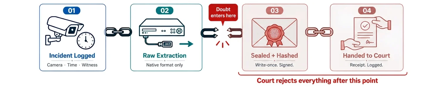 Chain of Custody Four Steps 