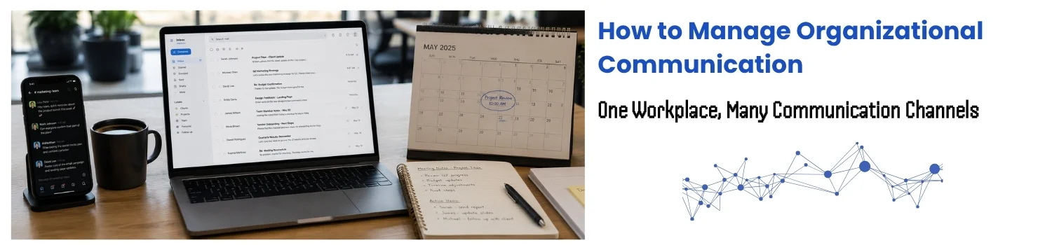 how to manage organizational communication