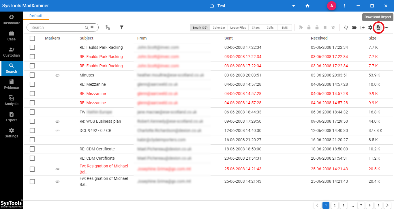 Forensic Keyword Search Mechanism for Automated Evidence Examination