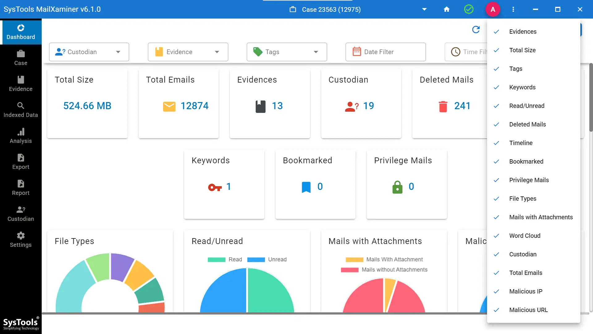 dashboard visual