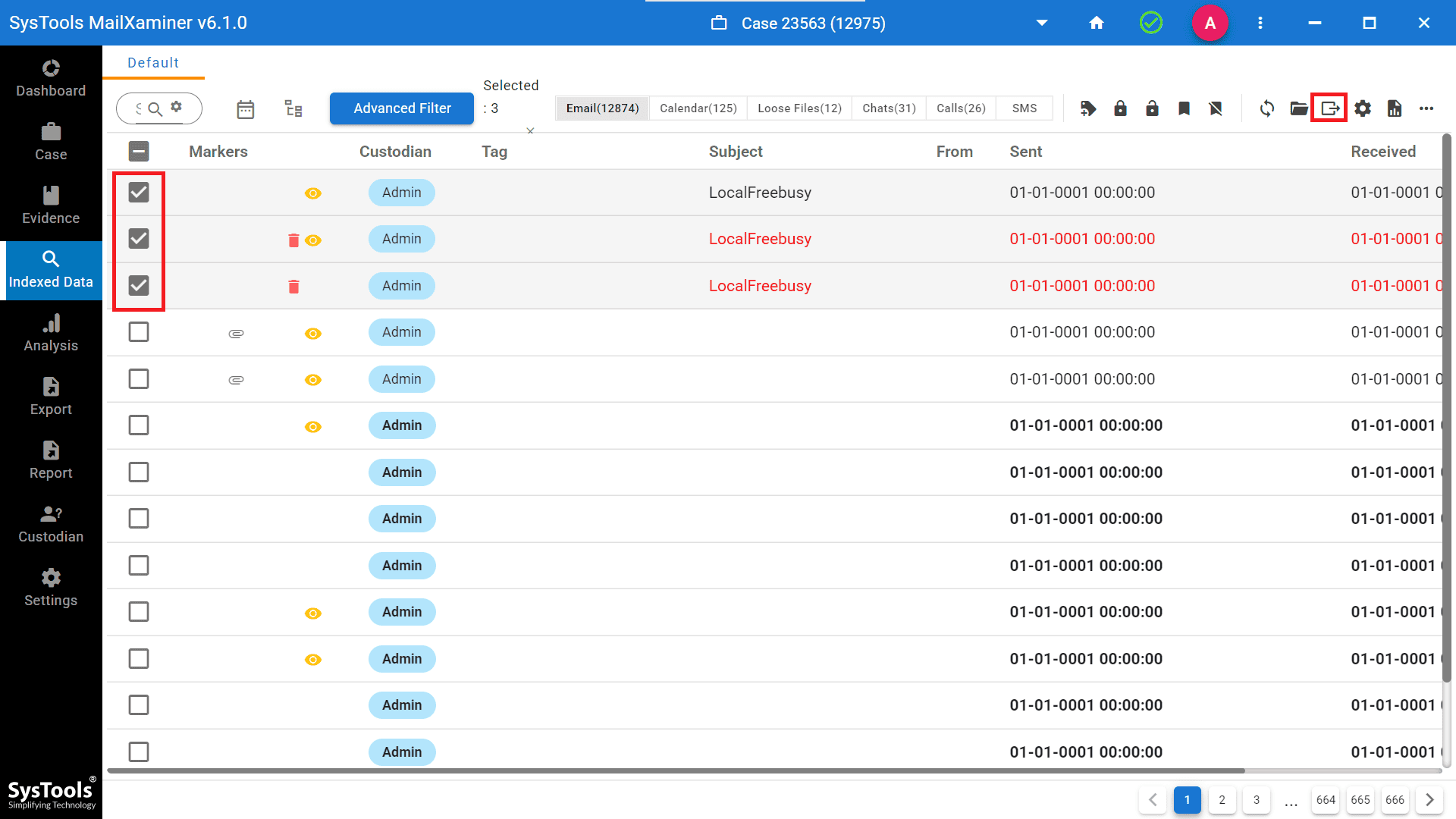 Email Evidence Export