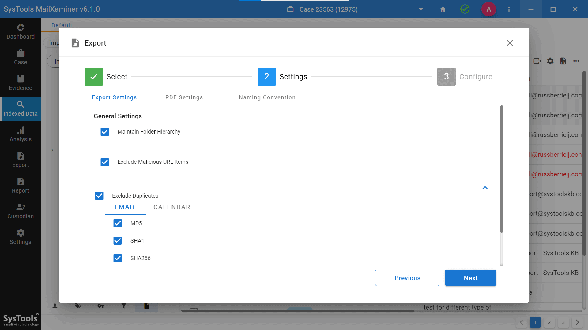 Search Options