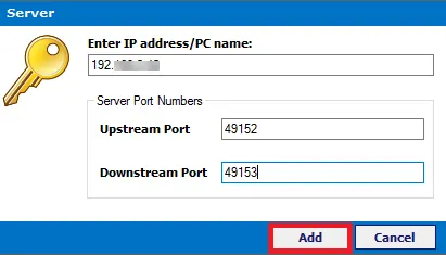  Fill Server Credentials