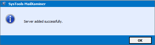 Server Added Successfully