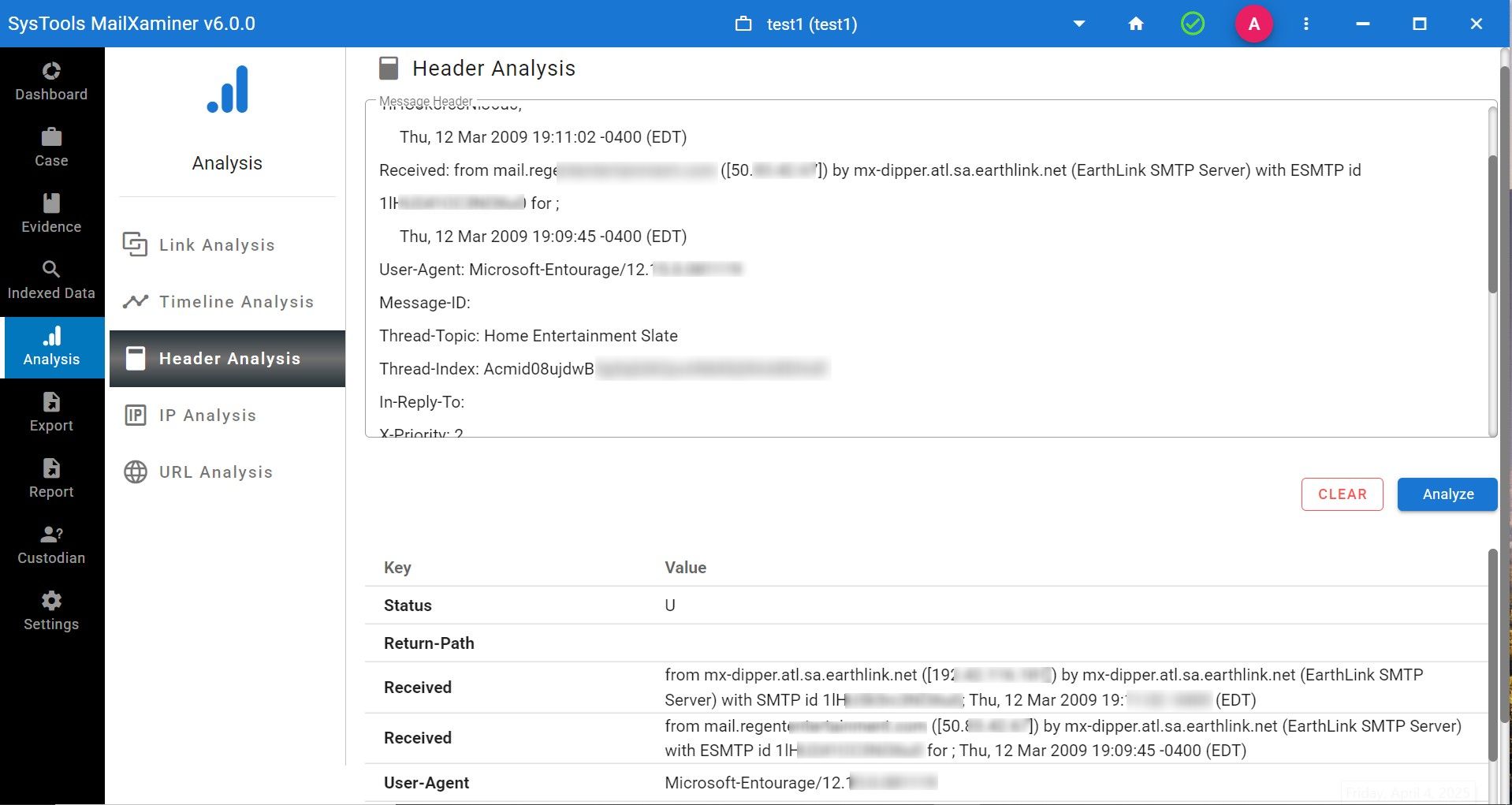 email content analyzer